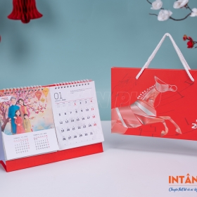 In lịch để bàn 