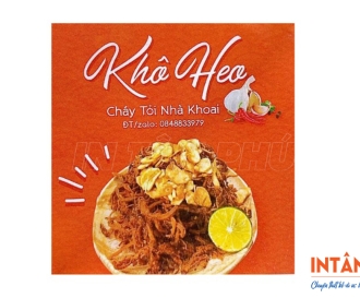In Tem Khô Heo Theo Yêu Cầu Giá Rẻ, Chất Lượng Cao Tại In Tân Phú