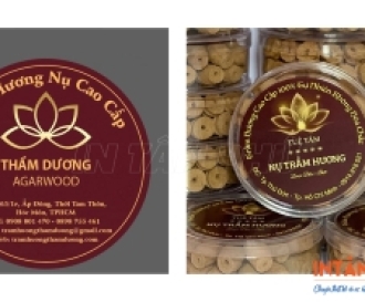 In Tem Trầm Hương Đẹp, Sang Trọng Theo Yêu Cầu