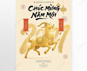 In Thiệp Tết 2027 Đinh Mùi Ấn Tượng