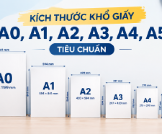 Kích Thước Khổ Giấy A0, A1, A2, A3, A4, A5 Tiêu Chuẩn