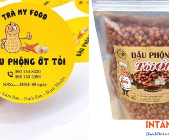 In tem nhãn đậu phộng giá rẻ - chuyên nghiệp | In Tân Phú