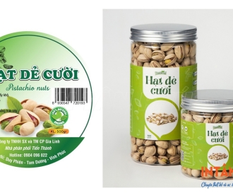 In tem hạt dẻ cười đẹp, giá rẻ, thiết kế theo yêu cầu