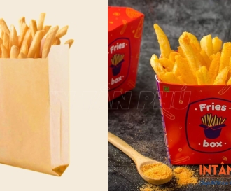 In túi giấy đựng đồ chiên giá rẻ