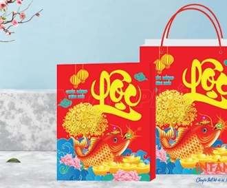 In túi giấy đựng lịch Tết giá xưởng