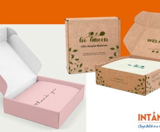 In hộp carton nắp gài
