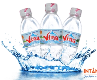 In nhãn dán chai nước suối chất lượng, giá rẻ