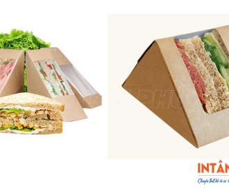 In hộp đựng bánh sandwich
