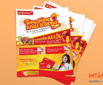 In Tờ Rơi Khai Trương Giá Xưởng, Thiết Kế Theo Yêu Cầu | In Tân Phú