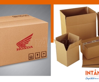 In hộp carton đựng phụ tùng xe