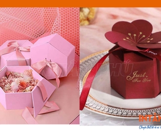 In hộp quà lục giác