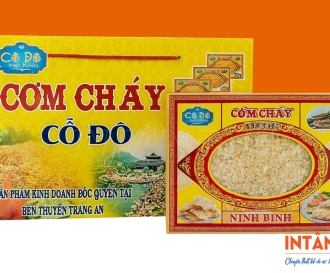 In hộp đựng cơm cháy giá rẻ, thiết kế theo yêu cầu