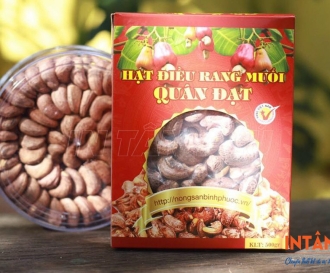 In hộp đựng hạt điều