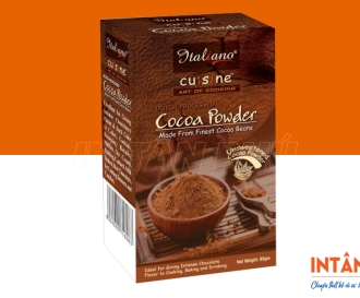 In hộp giấy đựng bột ca cao đẹp, chất lượng, giá xưởng