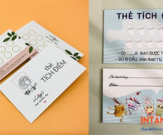 In Thẻ Tích Điểm, Phiếu Tích Điểm Đẹp – Giải Pháp Giữ Chân Khách Hàng Hiệu Quả