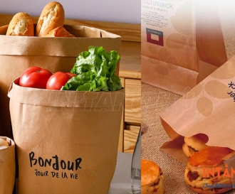 In túi giấy Kraft đựng thực phẩm