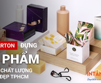 In hộp carton đựng mỹ phẩm
