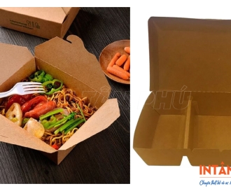 Hộp Giấy Đựng Mì Chống Thấm, Giữ Nhiệt Tốt | In Theo Yêu Cầu Giá Xưởng