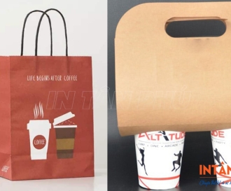 In túi giấy đựng ly giá rẻ