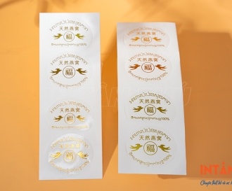 In decal trong giá rẻ, bền đẹp, chống nước tốt