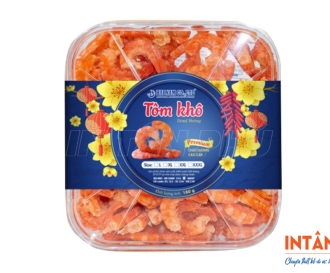 In tem nhãn tôm khô chuyên nghiệp, bền đẹp