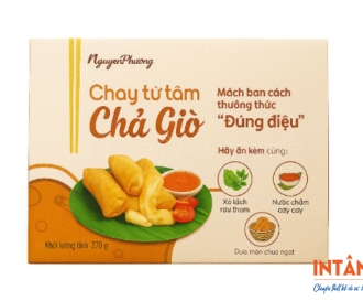 In hộp giấy đựng chả giò chất lượng - giá xưởng tại In Tân Phú
