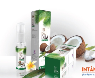 In hộp giấy đựng dầu dừa chất lượng, thiết kế đẹp