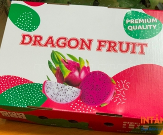 In thùng carton đựng thanh long bền đẹp, giá rẻ, chuẩn xuất khẩu