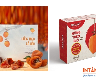 In hộp giấy đựng hồng treo gió