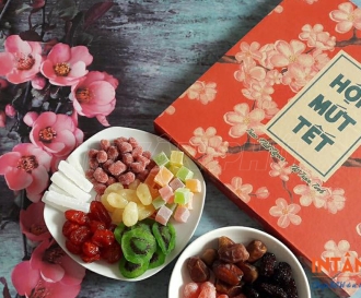 In hộp giấy đựng mứt Tết