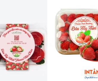 In tem dâu tây rẻ đẹp - chất lượng 
