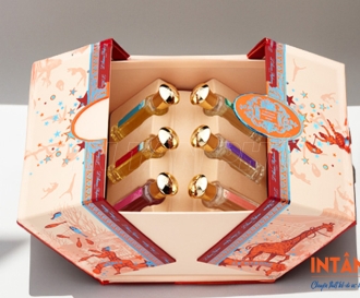 In hộp quà tặng mỹ phẩm theo set