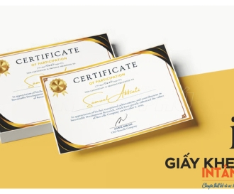 In Giấy Khen, Bằng Khen Theo Yêu Cầu | Thiết Kế Đẹp – Giá Tốt 