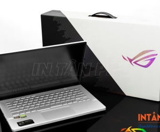 In hộp carton đựng laptop