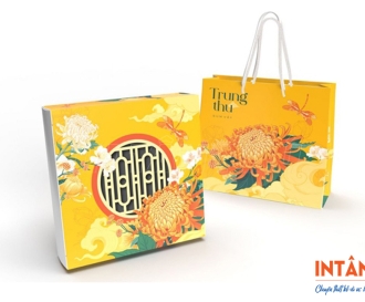 In túi giấy đựng bánh trung thu  cao cấp, mẫu mã đẹp