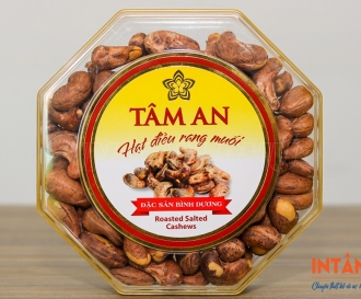 In tem hạt điều rang muối chất lượng - giá xưởng