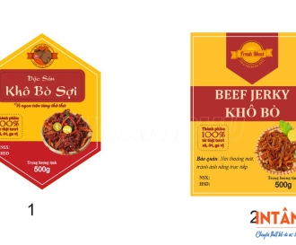 In tem khô bò theo yêu cầu