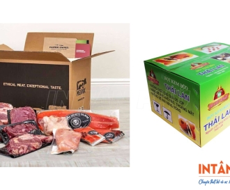 In thùng carton đựng thực phẩm chất lượng, giá xưởng