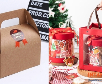 In túi giấy đựng bánh kẹo giá rẻ, thiết kế đẹp