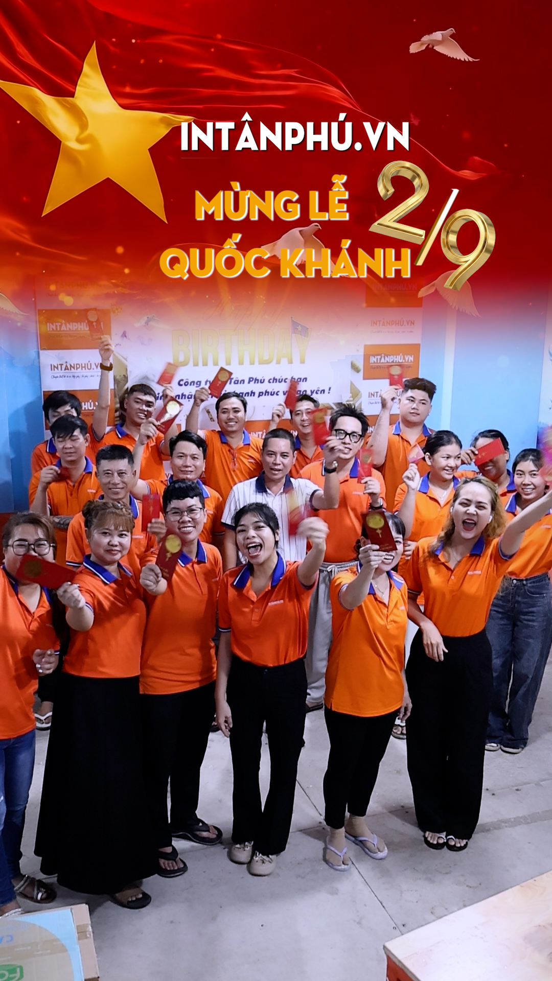 In Tân Phú thưởng lễ Quốc Khánh 2-9 