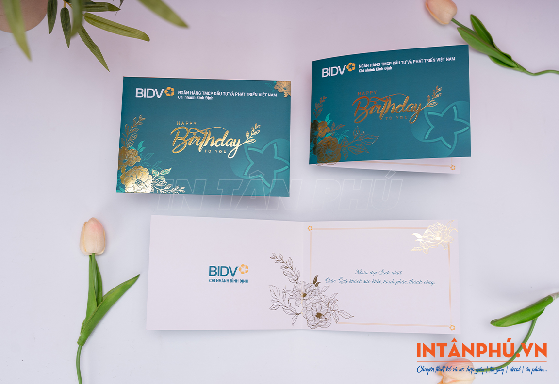 In thiệp theo yêu cầu tại In Tân Phú