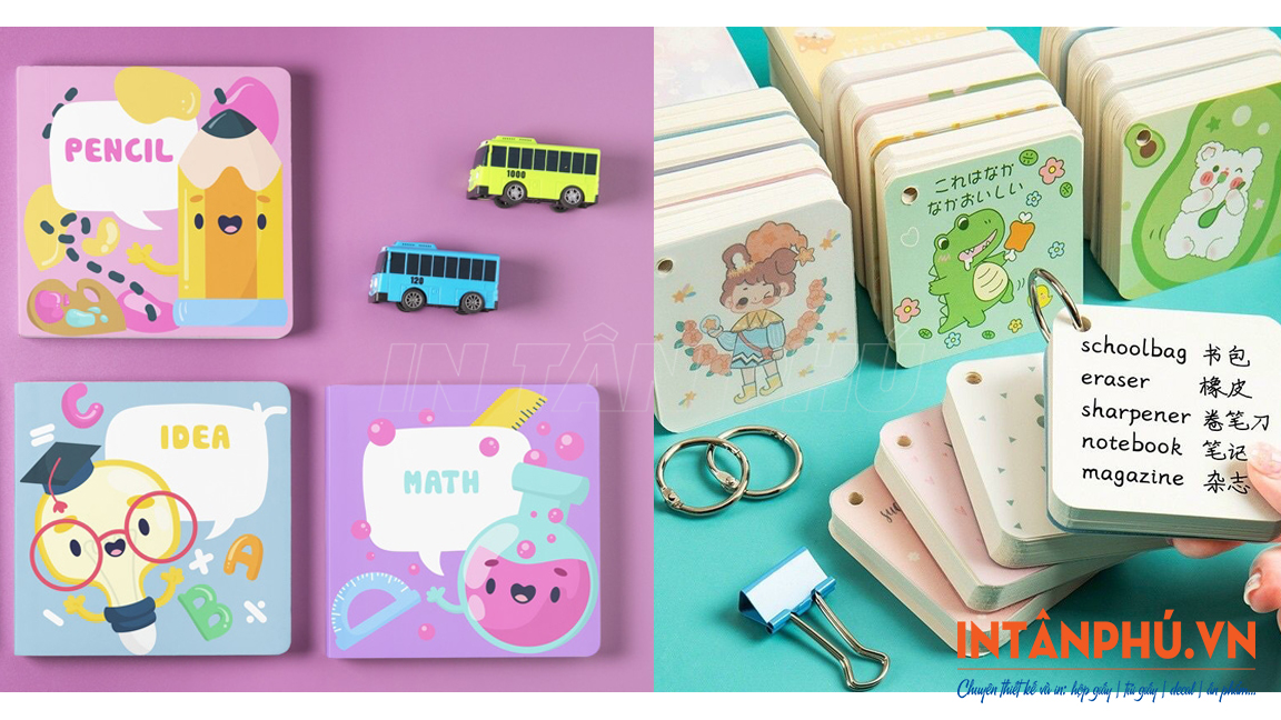 Những lưu ý quan trọng khi đặt in flashcard