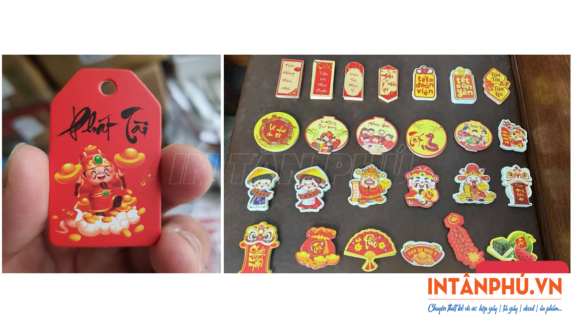 Chất liệu in tag treo Tết