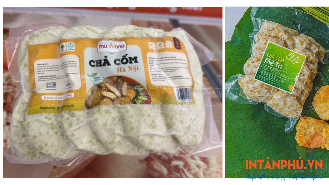 Mẫu tem chả cốm đẹp