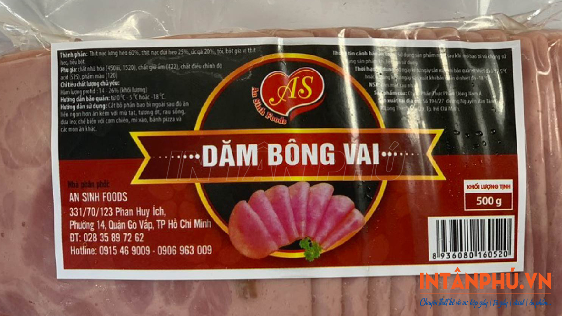 Mẫu tem nhãn dăm bông đẹp
