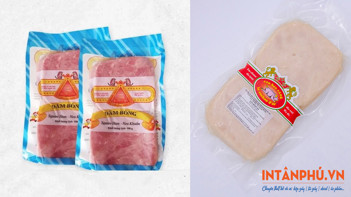 Mẫu tem nhãn dăm bông đẹp