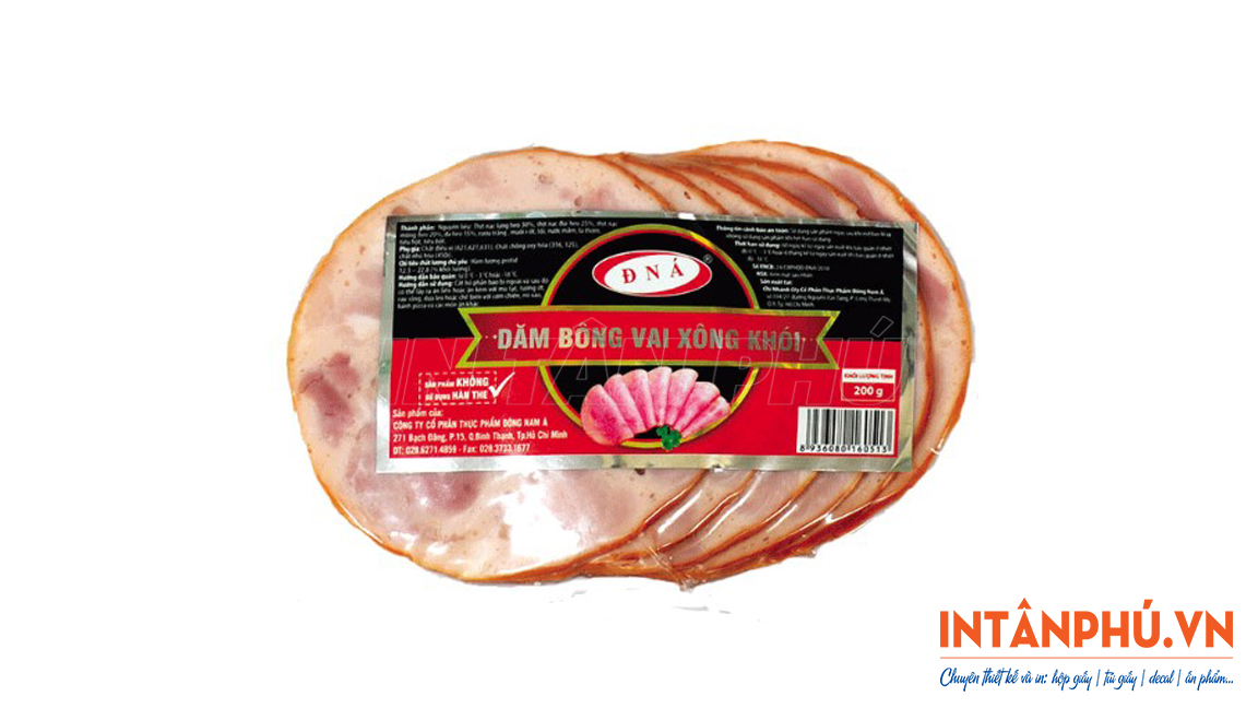 Mẫu tem nhãn dăm bông đẹp
