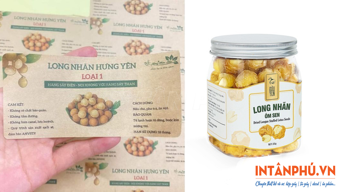 Chất liệu in tem long nhãn