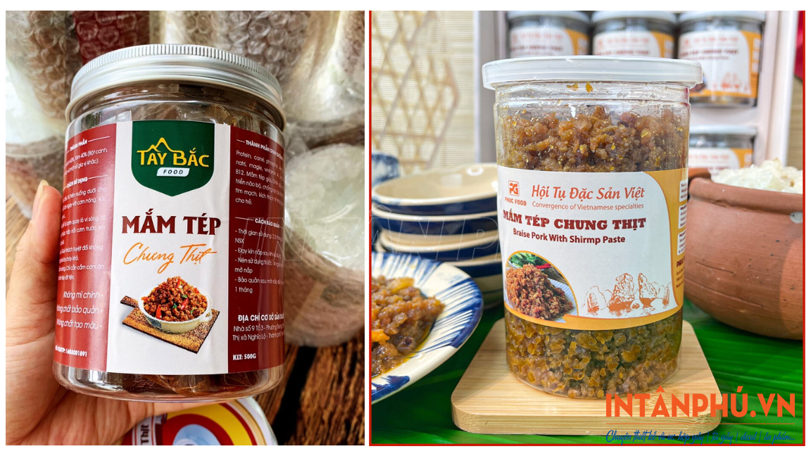 mẫu tem chữ nhật dán hũ mắm tép