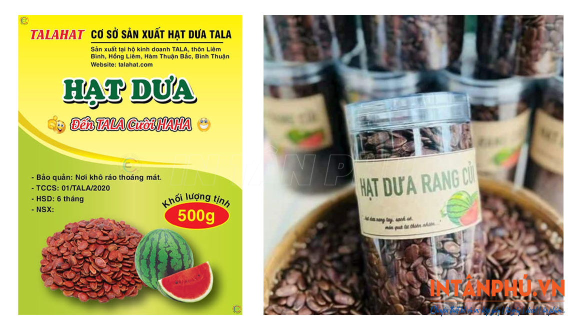 Lợi ích của việc in ấn và sử dụng tem nhãn hạt dưa chuyên nghiệp